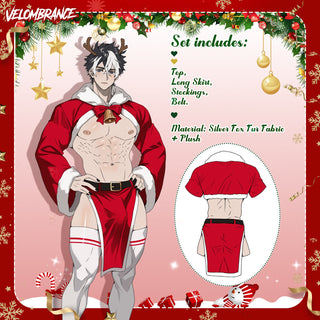 Christmas reindeer cosplay costumes set