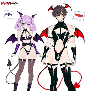 succubus cosplay lingerie