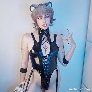 Cosplay Leopard Outfit (5-Piece Set) AS40