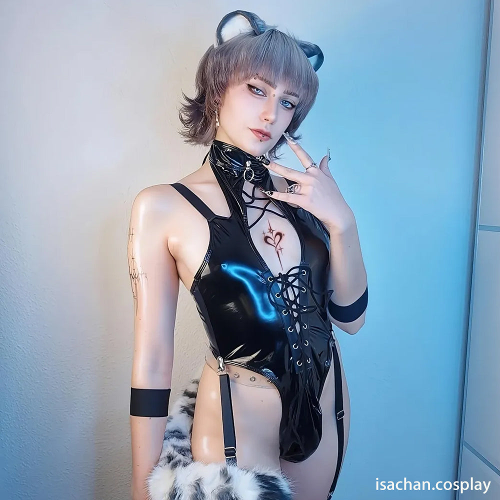 Cosplay Leopard Outfit (5-Piece Set) AS40