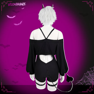 Pre sale Halloween Spooky Demon Knit Set (6-Piece Set) AS70