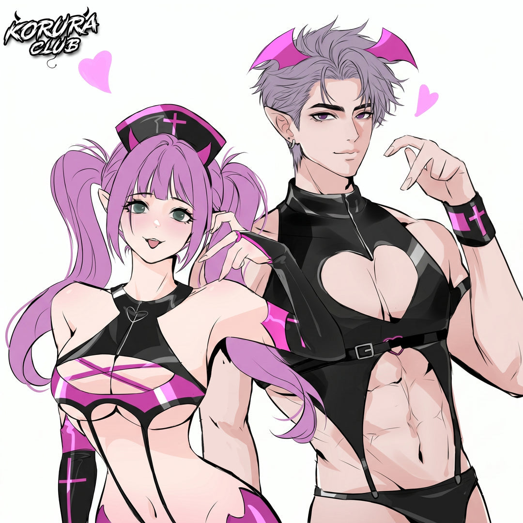 Devil Couple Cosplay Costume
