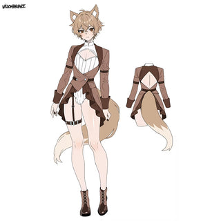 Puppy Wolf   Bodysuit (4-Piece Set) AS44