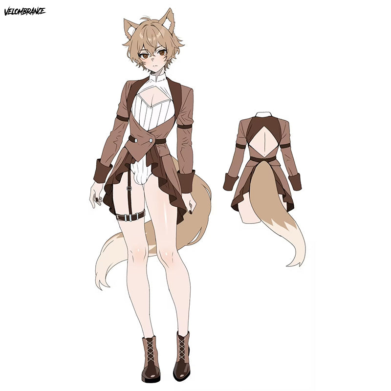 Puppy Wolf   Bodysuit (4-Piece Set) AS44