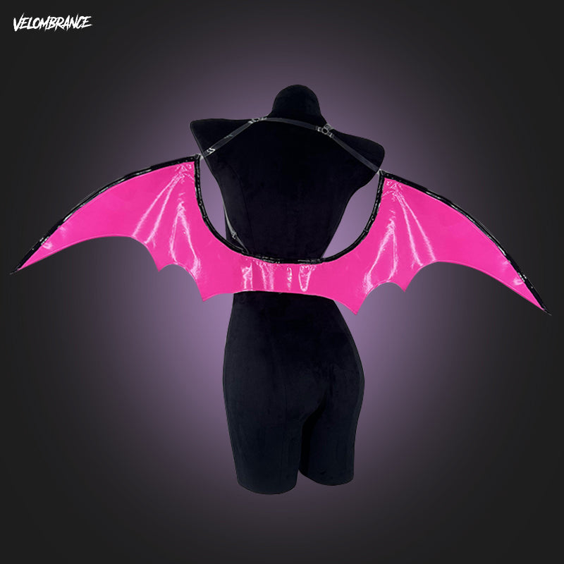 Hot Pink Cosplay Devil Wings