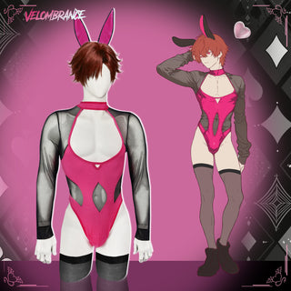 Cherry Bunny Bodysuit (4-Piece Set) AS73