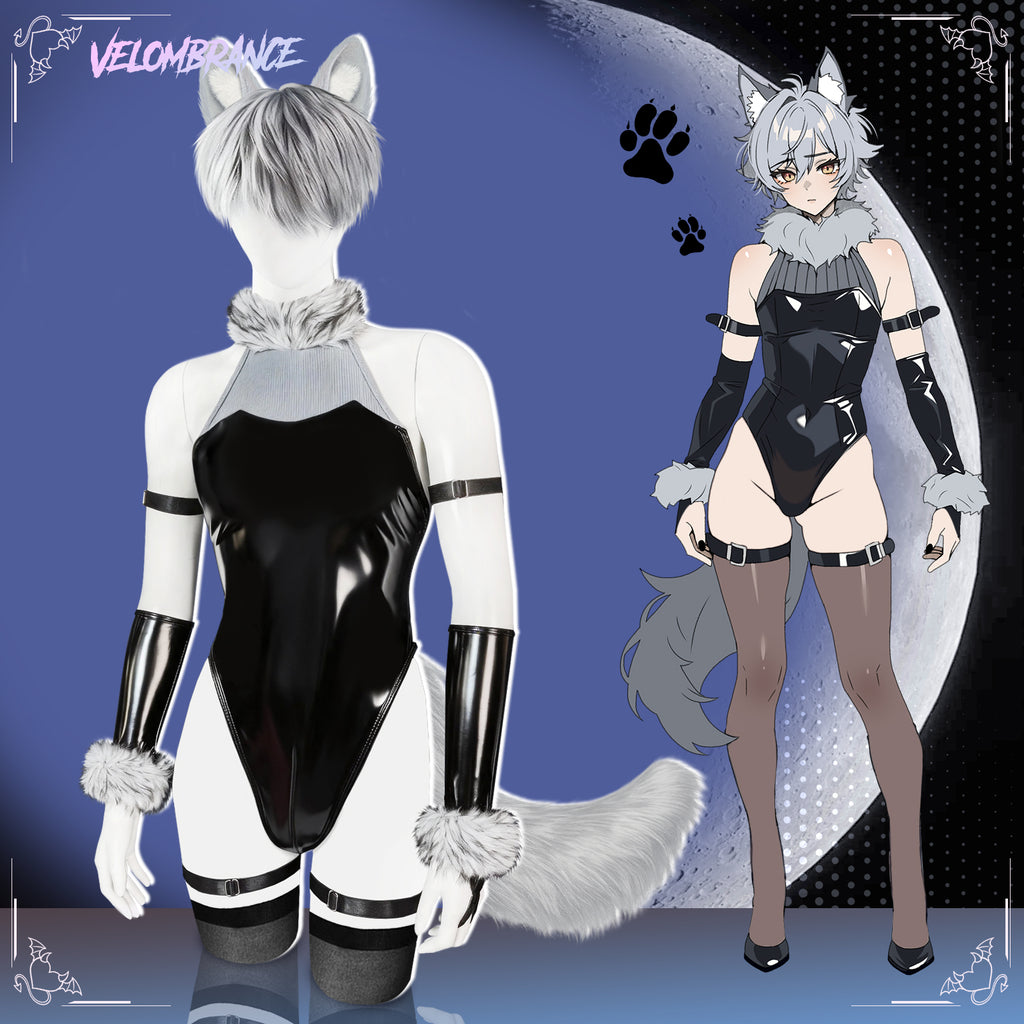 Fluffy Wolf Bodysuit (8-Piece Set) AS65