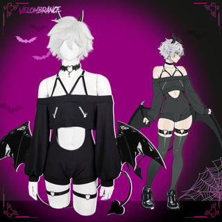 Pre-order Halloween Spooky Demon Knit Set (6-Piece Set) AS70