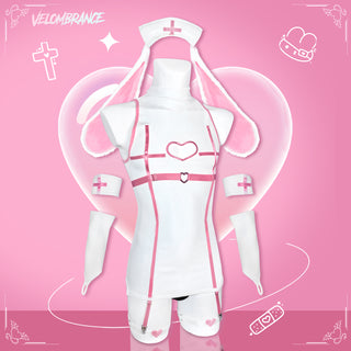 Sweetheart Bunny Nurse Dress (8-Piece Set) AS49