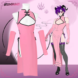 Dragon Demon Cheongsam (4-Piece Set) AS57