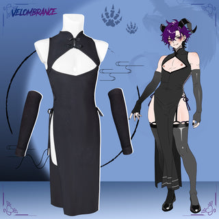 Dragon Demon Cheongsam (4-Piece Set) AS57