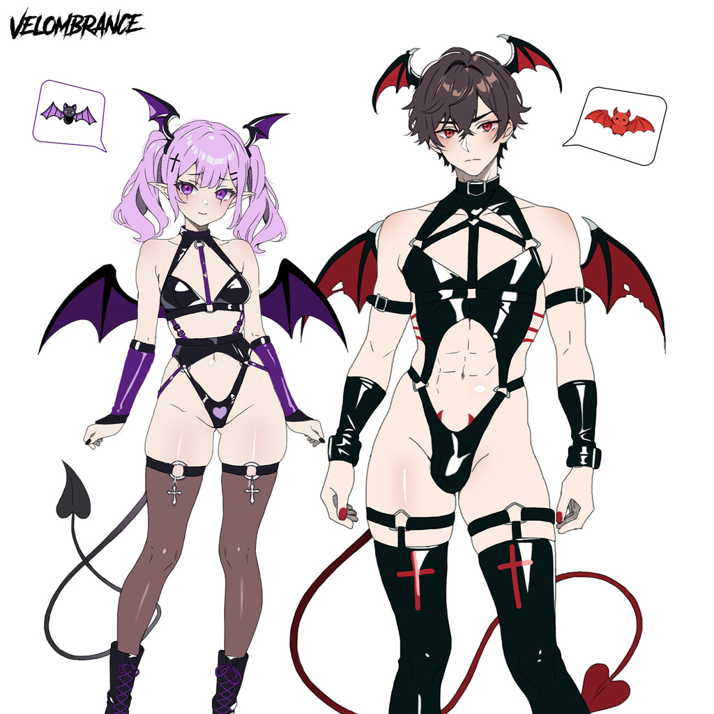 Demon King & Succubus Queen Set