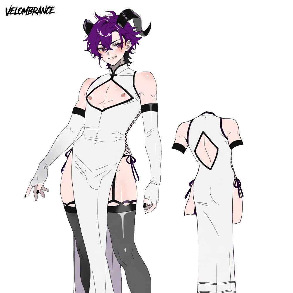 Dragon Demon Cheongsam (4-Piece Set) AS57