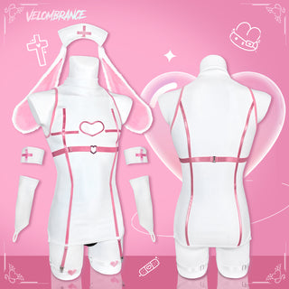 Sweetheart Bunny Nurse Dress (8-Piece Set) AS49