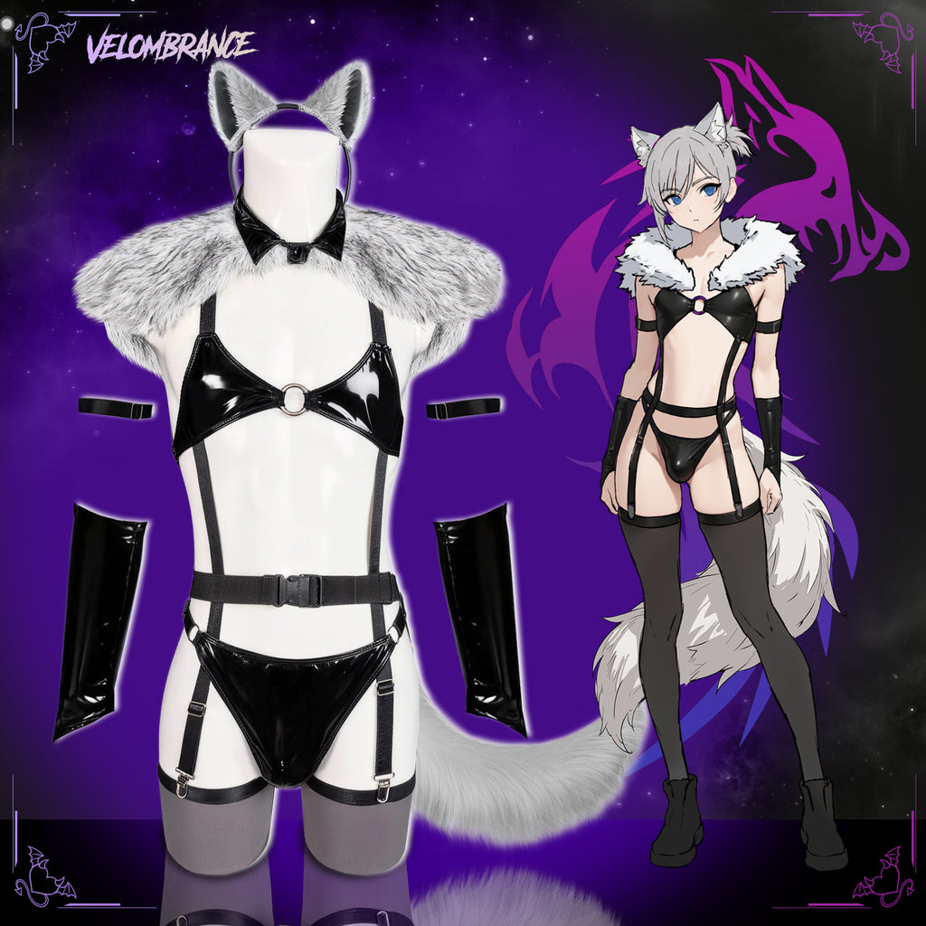 Feral Wolf Cosplay Outfits(8-Piece Set) AS41