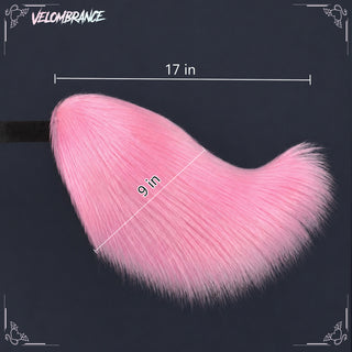 Cosplay Pink Fox Tail