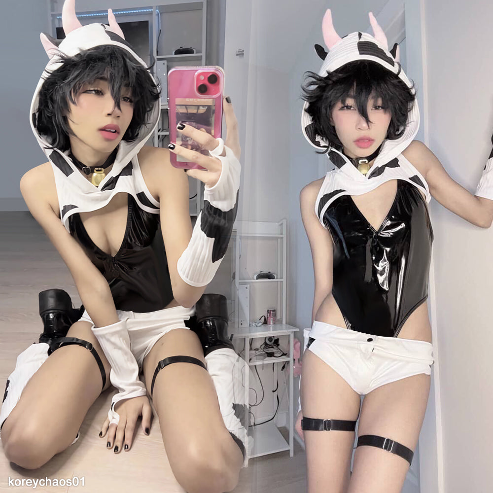 Cow Bodysuit (8-Piece Set) AS42