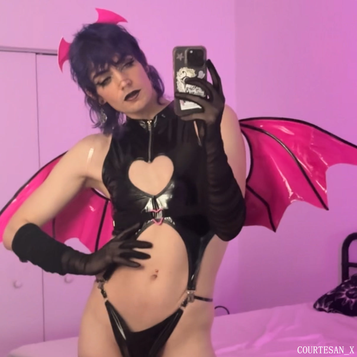 Cosplay Devil Bodysuit (7-Piece Set) AS32