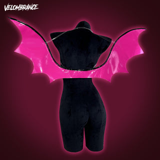 Cosplay Hot Pink Bat Devil Wings