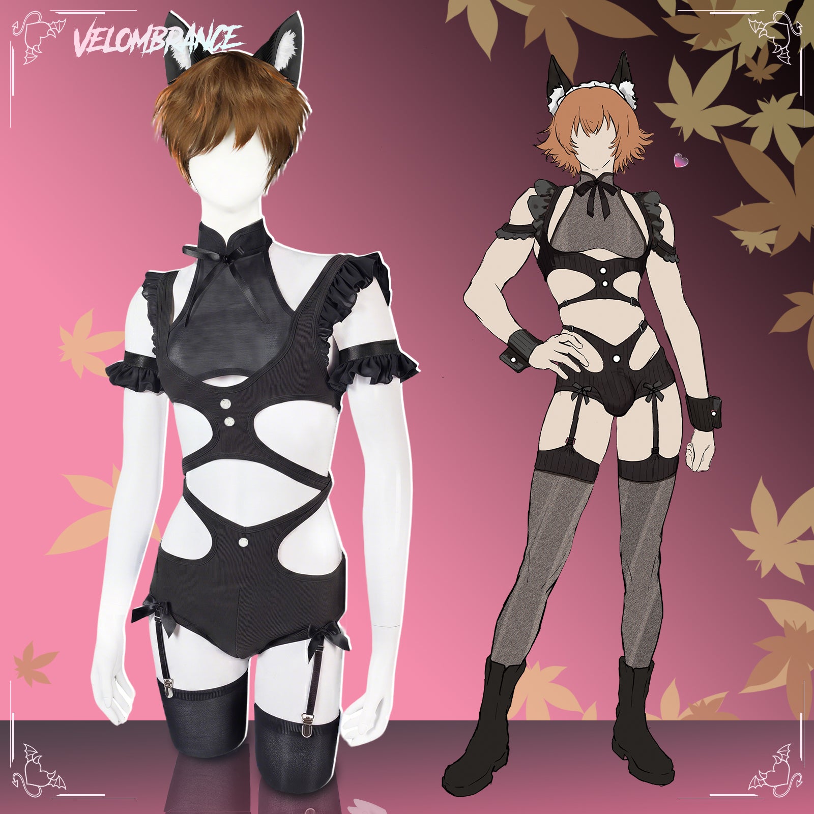 Fox Femboy Set (5-Piece Set) AS53