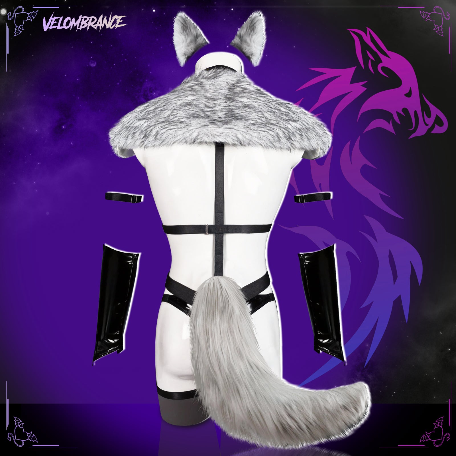 Feral Wolf Cosplay Outfits(8-Piece Set) AS41