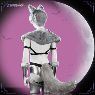 Cosplay Wolf Strappy Bodysuit(6-Piece Set) AS05