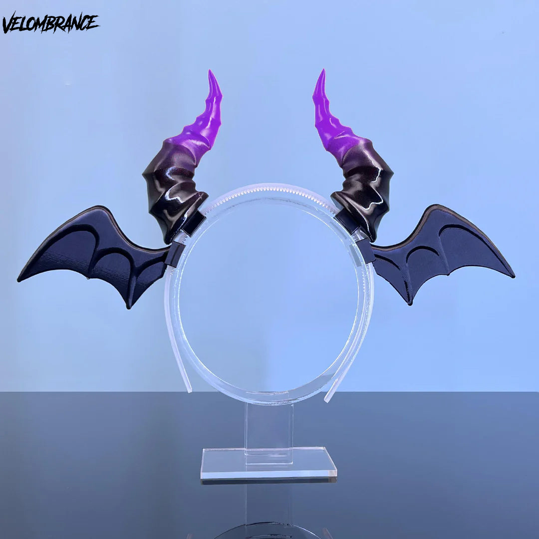 Cosplay Demon Horns with Demon Wings