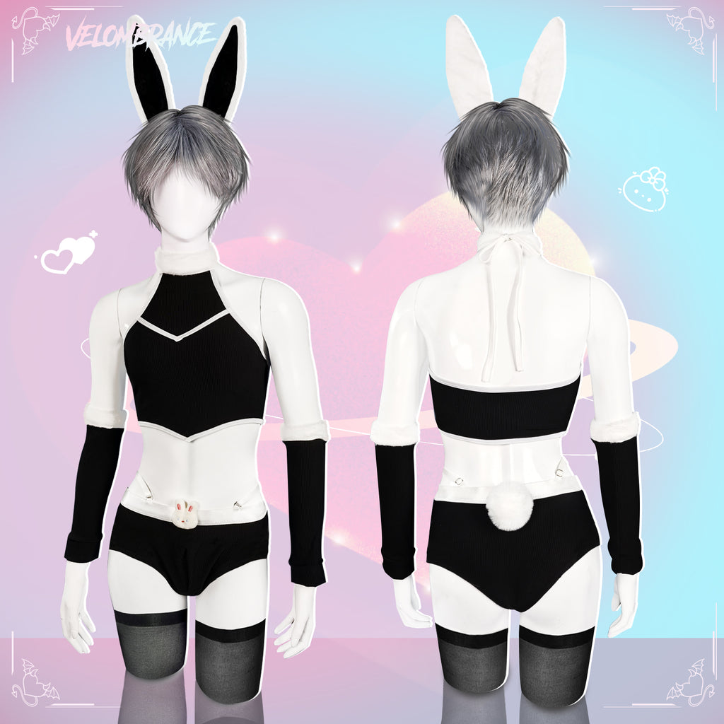 Cosplay Cute Bunny Ear Knitwear (5-Piece Set) AS06