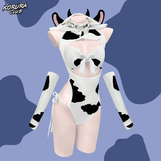 Cow Couple Cosplay Costume CP02