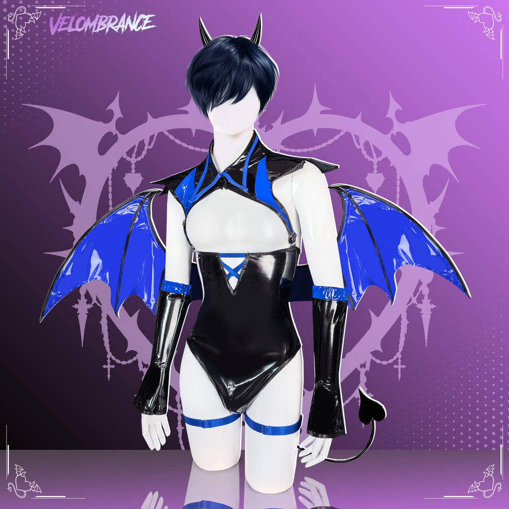 Dark Horn Succubus Cosplay Costume (6-Piece Set) AS04