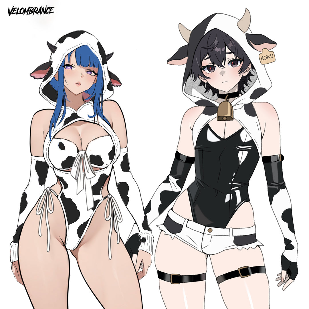 Cow Couple Cosplay Costume