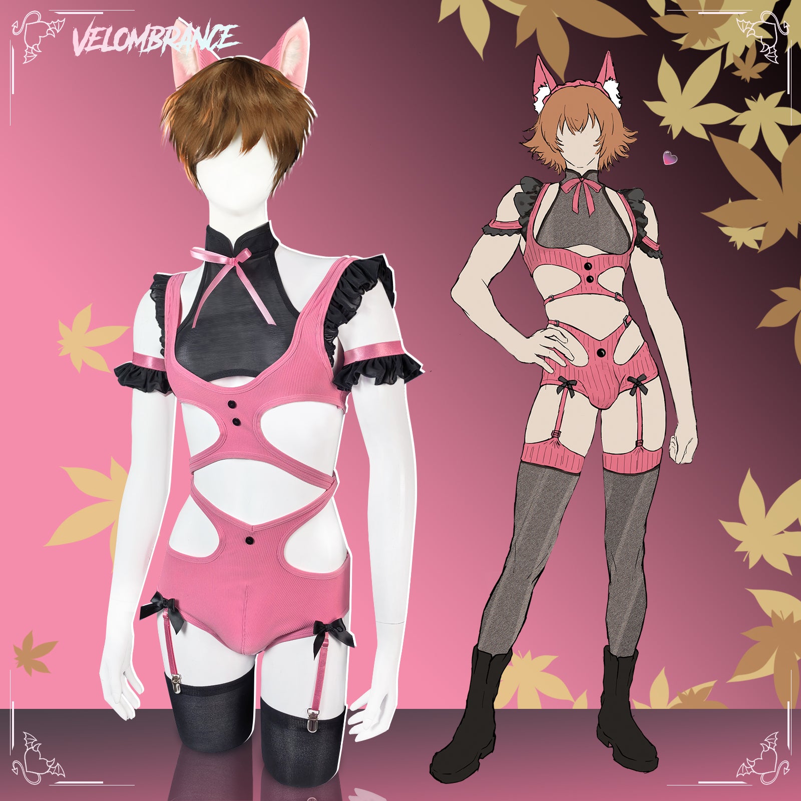 Fox Femboy Set (5-Piece Set) AS53