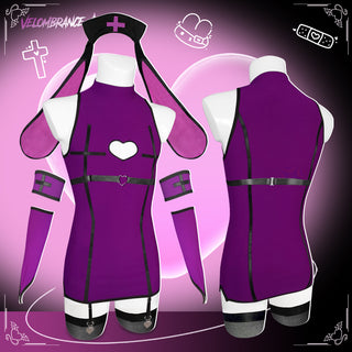 Sweetheart Bunny Nurse Dress (8-Piece Set) AS49