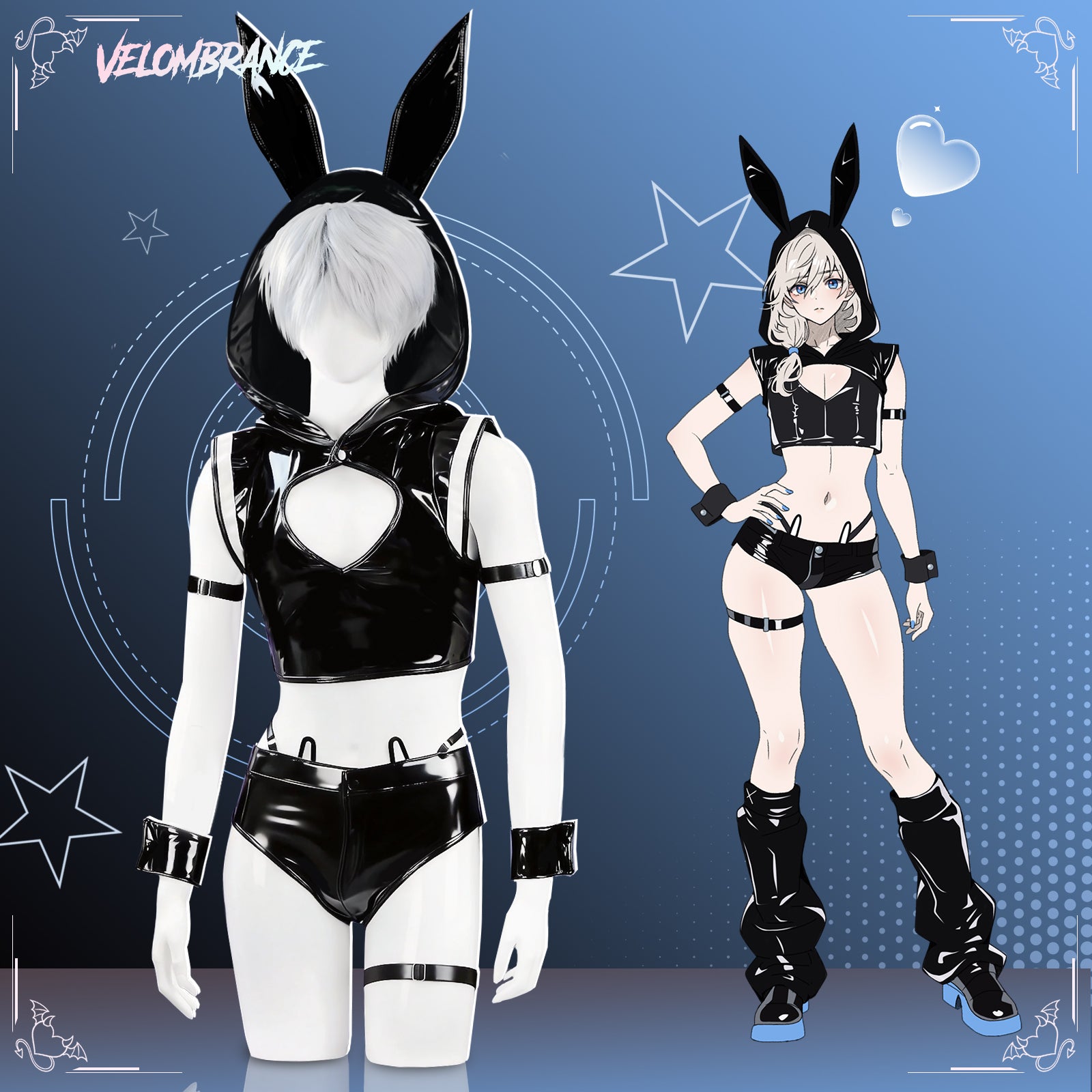 Cosplay Bunny Set (6-Piece Set) AS47