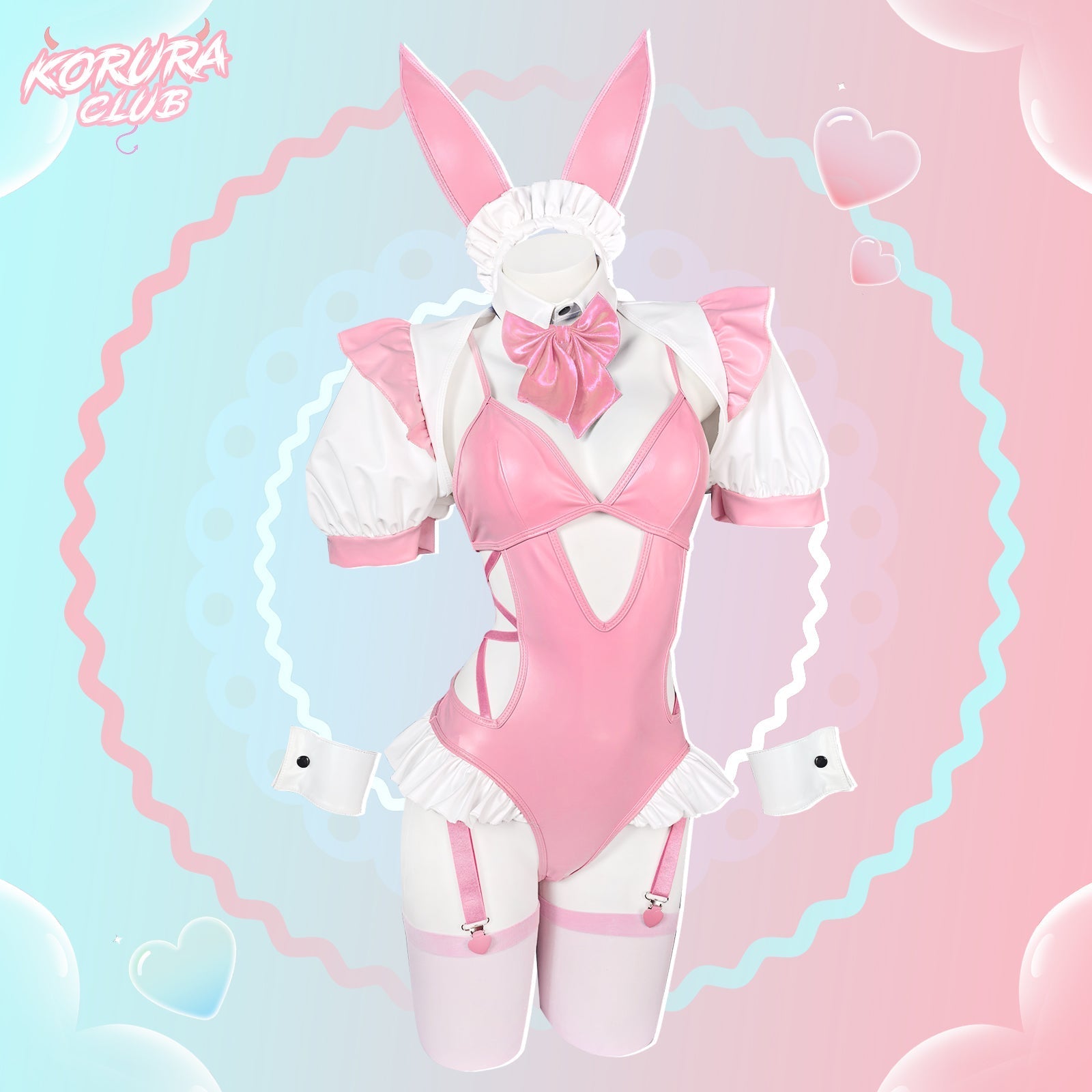 Bunny Maid Couple Cosplay Costume