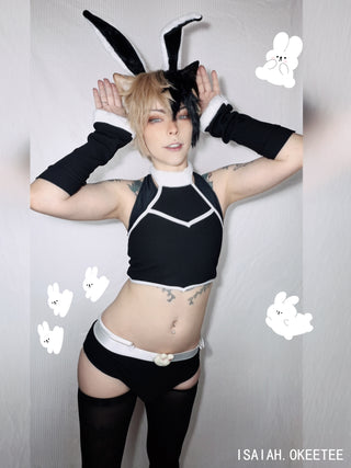 Cosplay Cute Bunny Ear Knitwear (5-Piece Set) AS06