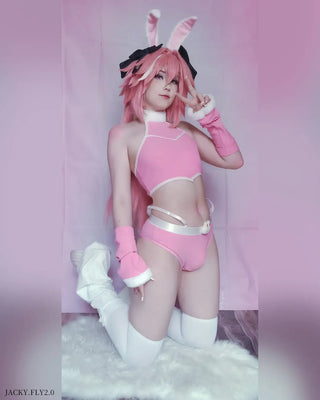 Cosplay Cute Bunny Ear Knitwear (5-Piece Set) AS06