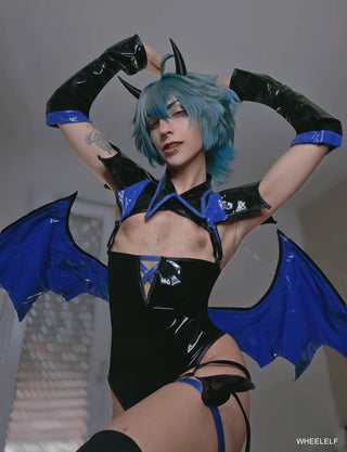 Costume cosplay della Succube dalle Corna Oscure (set da 6 pezzi) AS04