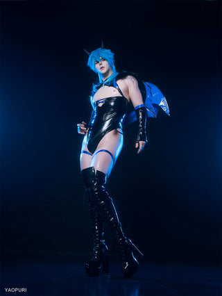Costume cosplay della Succube dalle Corna Oscure (set da 6 pezzi) AS04